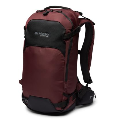 Mochilas Columbia Peak Pursuit™ 32L Backpack Feminino Vermelhas Escuro Pretas Portugal | 155395-GIYS