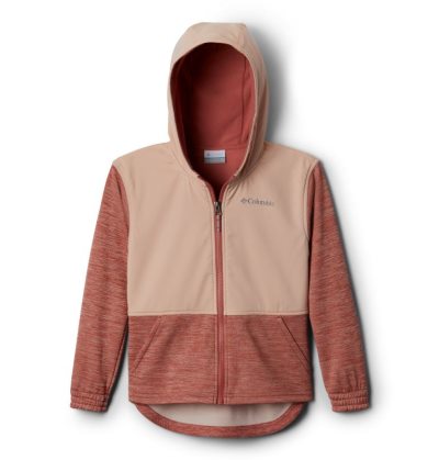 Moletom Com Capuz Columbia More Adventure™ Híbrido Hoodie Criança Coral Escuro Luz Coral Portugal | 127063-0UZ4