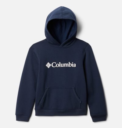 Moletom Com Capuz Columbia Park™ Hoodie Criança Azul Marinho Portugal | 145636-9GIT