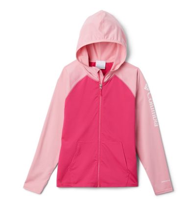 Moletom Com Capuz Columbia Sandy Shores™ Full-Zip Hoodie Criança Rosa Portugal | 106110-188W