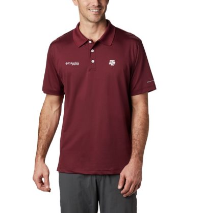 Polos Columbia Collegiate Skiff Cast™ Polo Masculino Vermelhas Escuro Portugal | 110722-LKLI