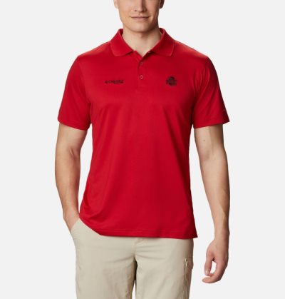 Polos Columbia Collegiate Skiff Cast™ Polo Masculino Vermelhas Portugal | 158776-L78S