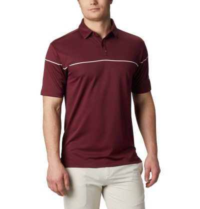 Polos Columbia Omni-Wick™ Breaker Golfe Polo Masculino Vermelhas Escuro Portugal | 139987-8HM3