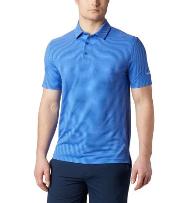 Polos Columbia Omni-Wick™ One Swing Polo Masculino Azuis Portugal | 117856-PRKX