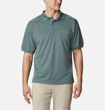 Polos Columbia PFG Perfect Cast™ Polo Masculino Luz Turquesa Portugal | 182405-7ZLA