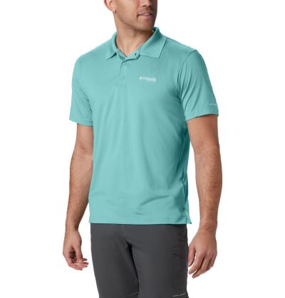 Polos Columbia PFG Skiff Cast™ Polo Masculino Turquesa Portugal | 120161-396P