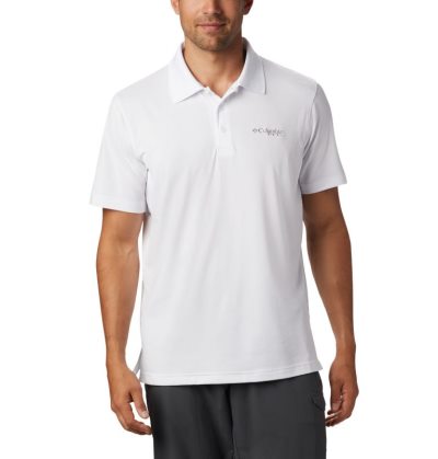 Polos Columbia PFG Skiff Cast™ Polo Masculino Branco Portugal | 125374-3RM5