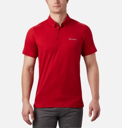 Polos Columbia Tech Trilha™ Polo Masculino Vermelhas Portugal | 114492-QKTS