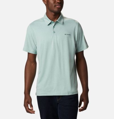 Polos Columbia Tech Trilha™ Polo Masculino Luz Turquesa Portugal | 136675-92V1