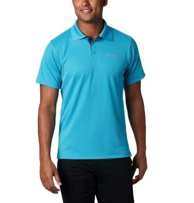 Polos Columbia Utilizer™ Camisa Polo Masculino Azuis Escuro Portugal | 173805-48AE