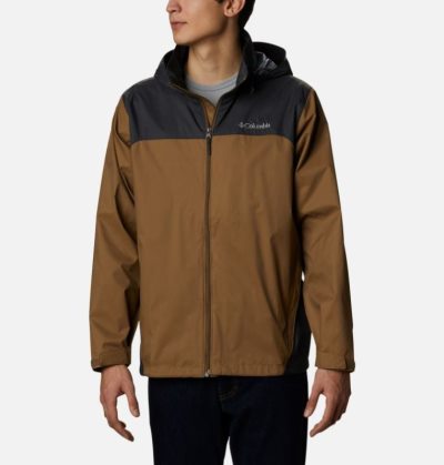 Capa De Chuva Columbia Glennaker Lake™ Capa De Chuva Masculino Marrom Cinzentas Escuro Portugal | 102630-B7IO