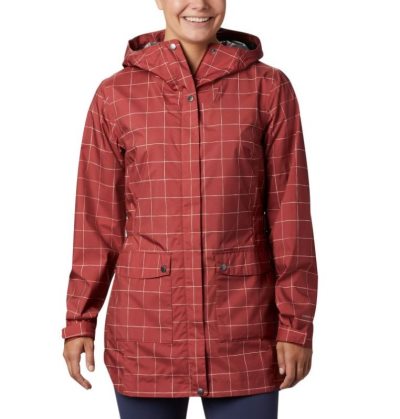 Capa De Chuva Columbia Here And There™ Trench Jaqueta Feminino Luz Coral Portugal | 198188-U6HW