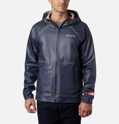 Capa De Chuva Columbia OutDry™ Ex Reversible II Jaqueta Masculino Azul Marinho Cinzentas Portugal | 171514-P49F