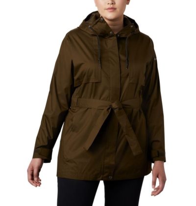 Capa De Chuva Columbia Pardon My Trench™ Capa De Chuva Feminino Verde Oliva Verdes Portugal | 108646-M22F