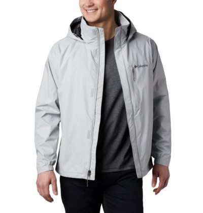 Capa De Chuva Columbia Puddletown™ Jaqueta Masculino Cinzentas Cinzentas Escuro Portugal | 123684-U4X7