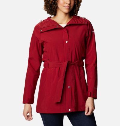 Capa De Chuva Columbia Trench Of Many™ Jaqueta Feminino Vermelhas Portugal | 123843-R012