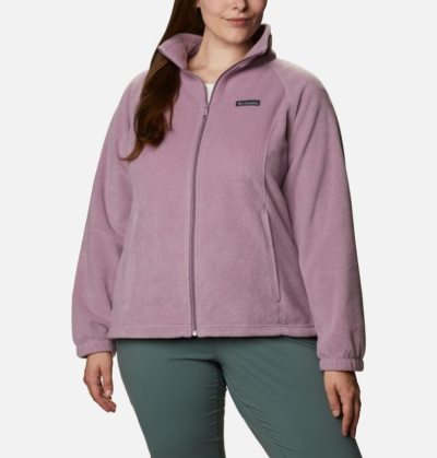 Jaqueta De Primavera Columbia Benton Springs™ Full Zip Feminino Roxo Vermelhas Portugal | 147982-Z4VA