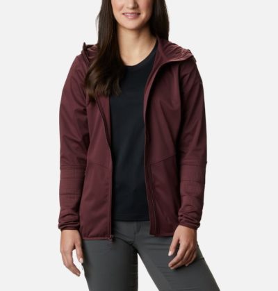 Jaqueta De Primavera Columbia Roffe Ridge™ Windblock Full Zip Jaqueta Feminino Vermelhas Escuro Portugal | 193217-Q3EH