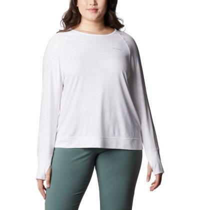 Camisetas Columbia Adventura Caminhada™ Long Sleeve T-Shirt Feminino Branco Camufladas Portugal | 163057-ZSUN