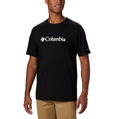 Camisetas Columbia CSC Basic Logo™ Curta Sleeve Masculino Pretas Portugal | 133554-WQQI