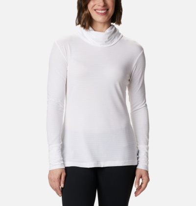 Camisetas Columbia Essential Elements™ Listrado Long Sleeve Shirt Feminino Branco Portugal | 190670-I1A1