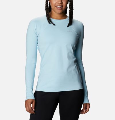 Camisetas Columbia Heavyweight Stretch Long Sleeve Top Feminino Azuis Portugal | 105018-4KX4