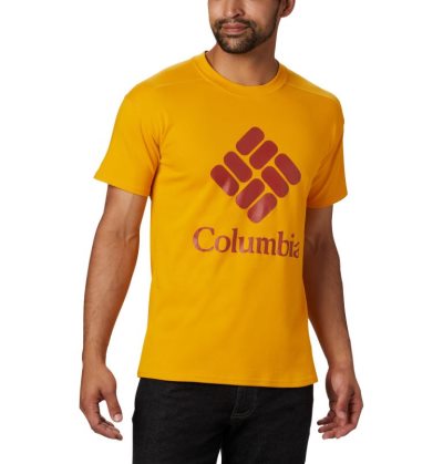 Camisetas Columbia Lodge™ Logo Tee Masculino Luz Douradas Vermelhas Portugal | 184933-ZWGJ