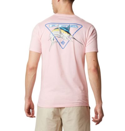 Camisetas Columbia Merchant T-Shirt Masculino Luz Rosa Portugal | 113397-01AL