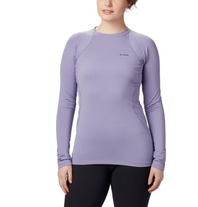 Camisetas Columbia Midweight Stretch Baselayer Long Sleeve Shirt Feminino Roxo Portugal | 155957-KVR3