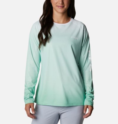 Camisetas Columbia PFG Tidal Deflector™ Long Sleeve Shirt Feminino Menta Portugal | 171789-DO4C