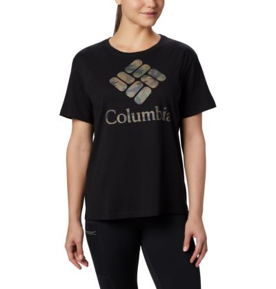 Camisetas Columbia Park™ Relaxed Tee Feminino Pretas Camufladas Portugal | 107673-NWZQ