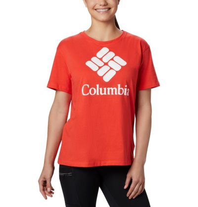 Camisetas Columbia Park™ Relaxed Tee Feminino Luz Vermelhas Portugal | 153325-RYEW