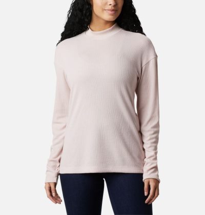 Camisetas Columbia Pine Street™ Long Sleeve Knit Feminino Luz Rosa Portugal | 168181-Z9N9