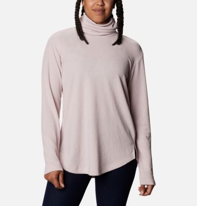 Camisetas Columbia Pine Street™ Split Cowl Neck Shirt Feminino Luz Rosa Portugal | 137292-TMEO