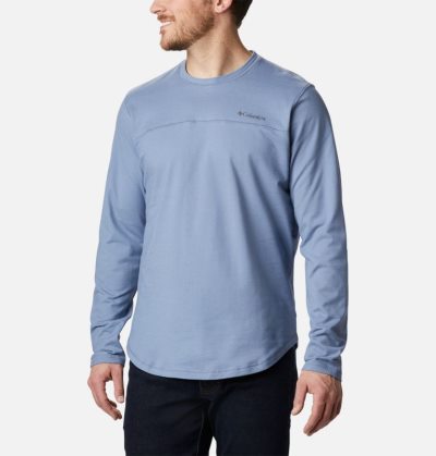 Camisetas Columbia Rugged Ridge™ Long Sleeve Crew Masculino Azuis Portugal | 102721-GD35