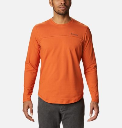 Camisetas Columbia Rugged Ridge™ Long Sleeve Crew Masculino Laranja Portugal | 124878-IF3N