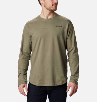 Camisetas Columbia Rugged Ridge™ Long Sleeve Crew Masculino Verdes Portugal | 180288-RFC2