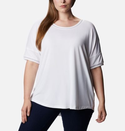 Camisetas Columbia Slack Agua™ Knit 3/4 Sleeve Feminino Branco Portugal | 137469-XQ75