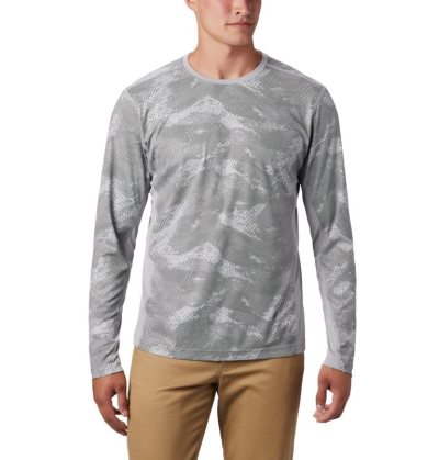 Camisetas Columbia Solar Chill™ 2.0 Long Sleeve Masculino Cinzentas Portugal | 147896-S4SS