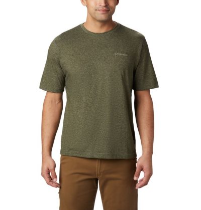 Camisetas Columbia Thistletown Park™ Crew Masculino Verdes Portugal | 121690-NNDU