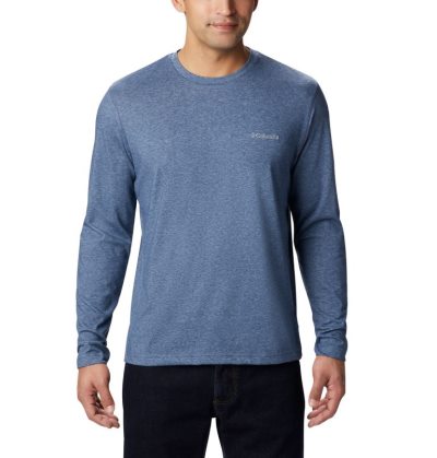 Camisetas Columbia Thistletown Park™ Long Sleeve Crew Neck Shirt Masculino Azuis Escuro Portugal | 113093-PL95