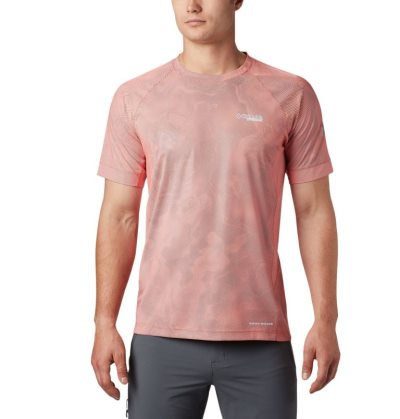 Camisetas Columbia Titan Pass™ Sun Deflector Tee Masculino Vermelhas Portugal | 157667-2GP5