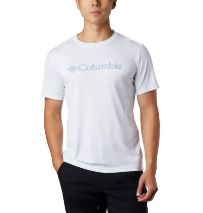 Camisetas Columbia Zero Rules™ Curta Sleeve Gráficas Shirt Masculino Branco Portugal | 182371-EK23