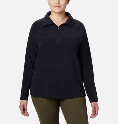 Tops Columbia Glacial™ IV 1/2 Zip Feminino Pretas Portugal | 162301-1WXF