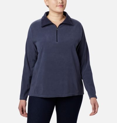 Tops Columbia Glacial™ IV 1/2 Zip Feminino Azuis Escuro Portugal | 173924-ZHRR