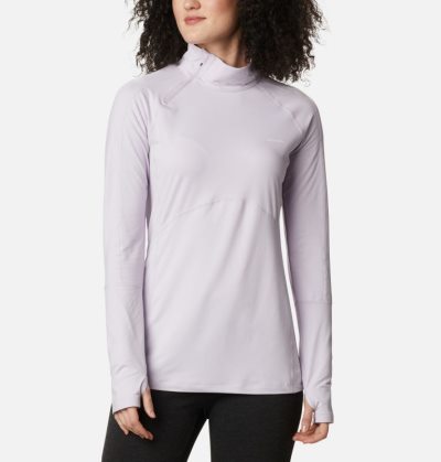 Tops Columbia Inverno Power™ Quarter Zip Knit Shirt Feminino Luz Roxo Portugal | 186173-0LDO