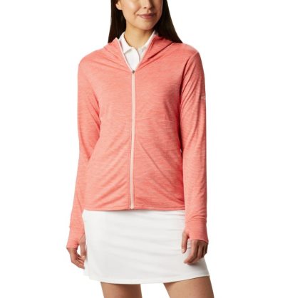 Tops Columbia Omni-Wick™ Sky Full Zip Long Sleeve Shirt Feminino Coral Portugal | 188284-29T3