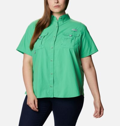 Tops Columbia PFG Bahama™ Curta Sleeve Feminino Turquesa Portugal | 125855-0NQT