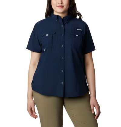 Tops Columbia PFG Bahama™ Curta Sleeve Feminino Azul Marinho Portugal | 126079-4OYP