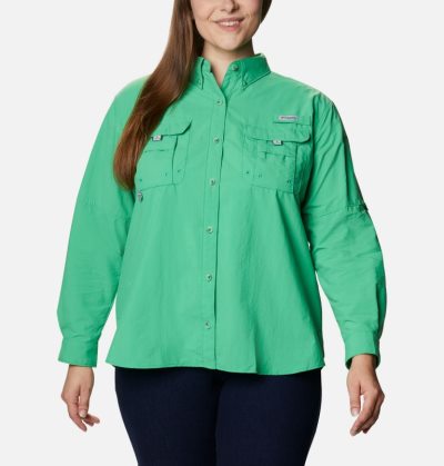 Tops Columbia PFG Bahama™ Long Sleeve Feminino Turquesa Portugal | 128007-WR1S